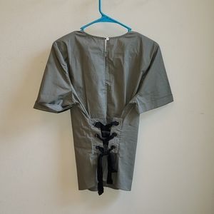 Tie-back Alice Blue Blouse